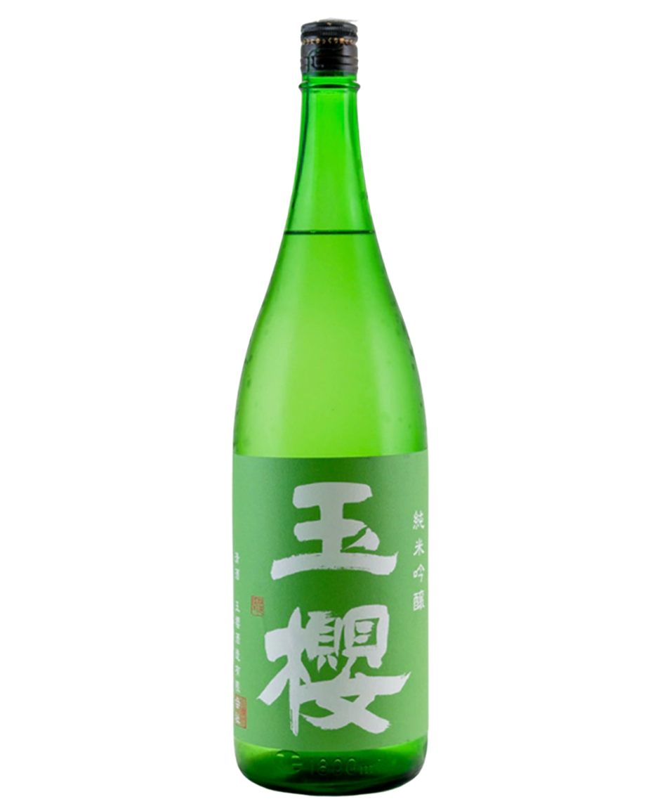 TAMAZAKURA JUNMAI GINJO GREEN LABEL BOTTLE AGED